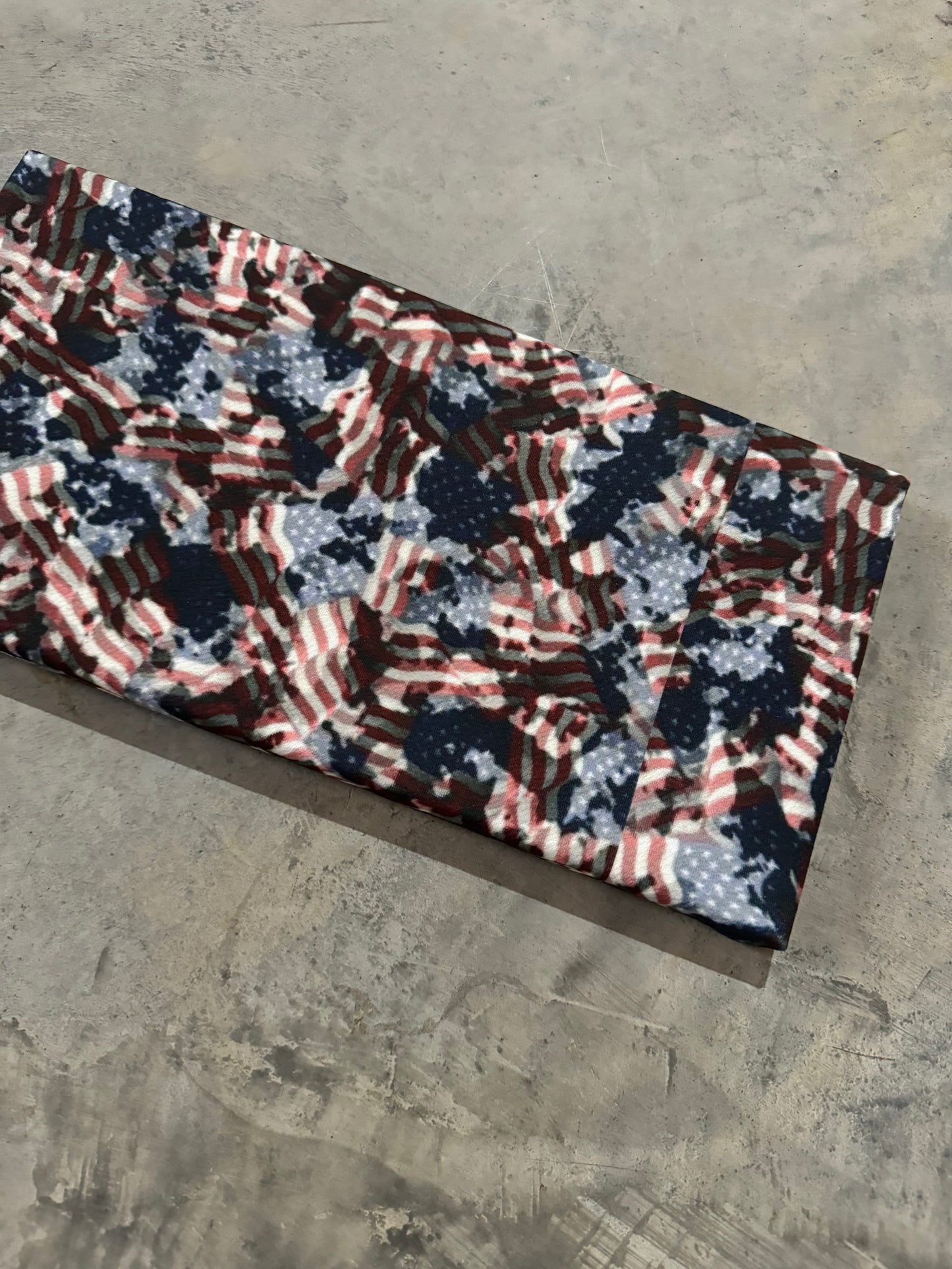 "Americamo" Layered Camo 7x14in Canvases