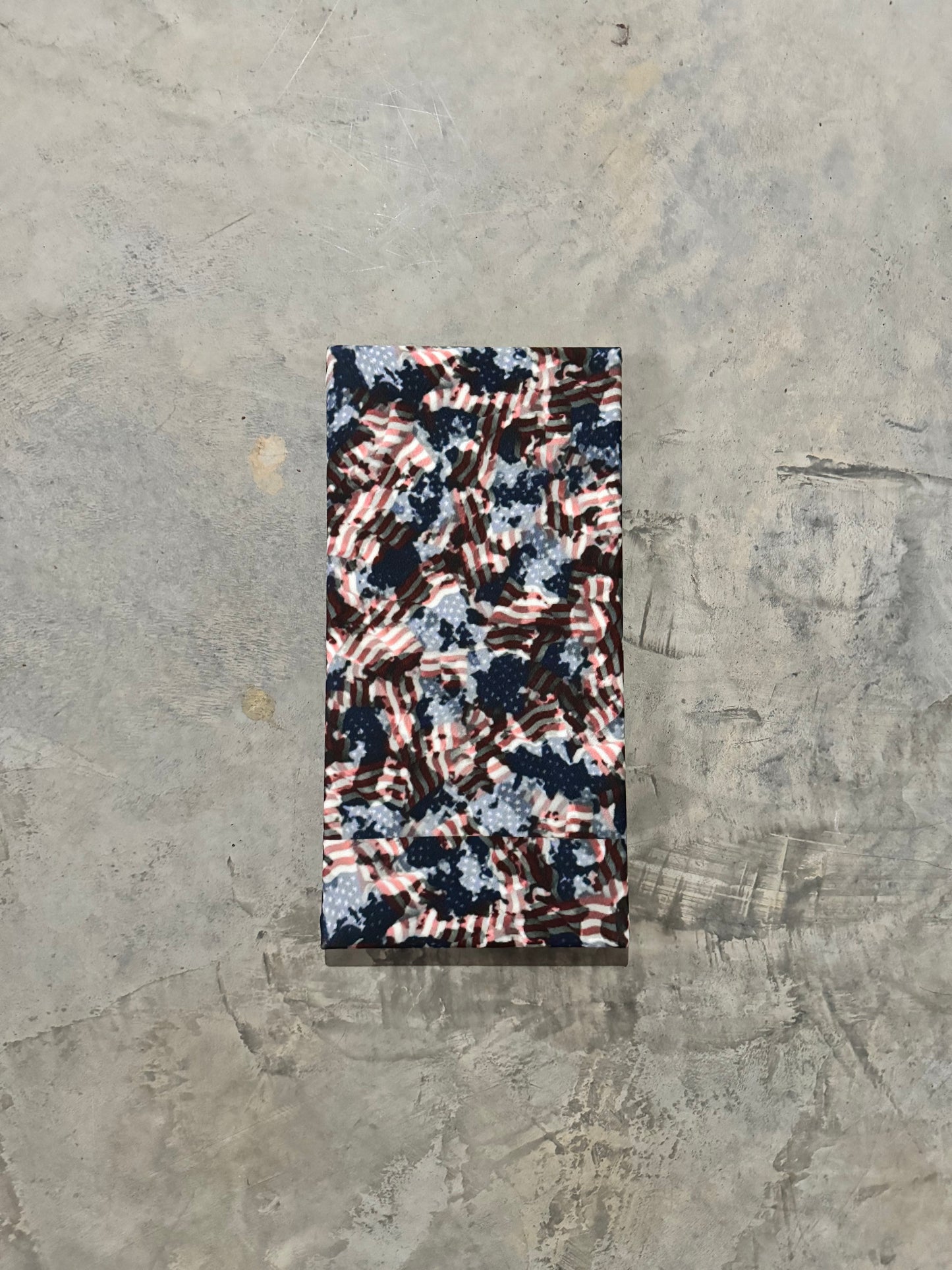 "Americamo" Layered Camo 7x14in Canvases