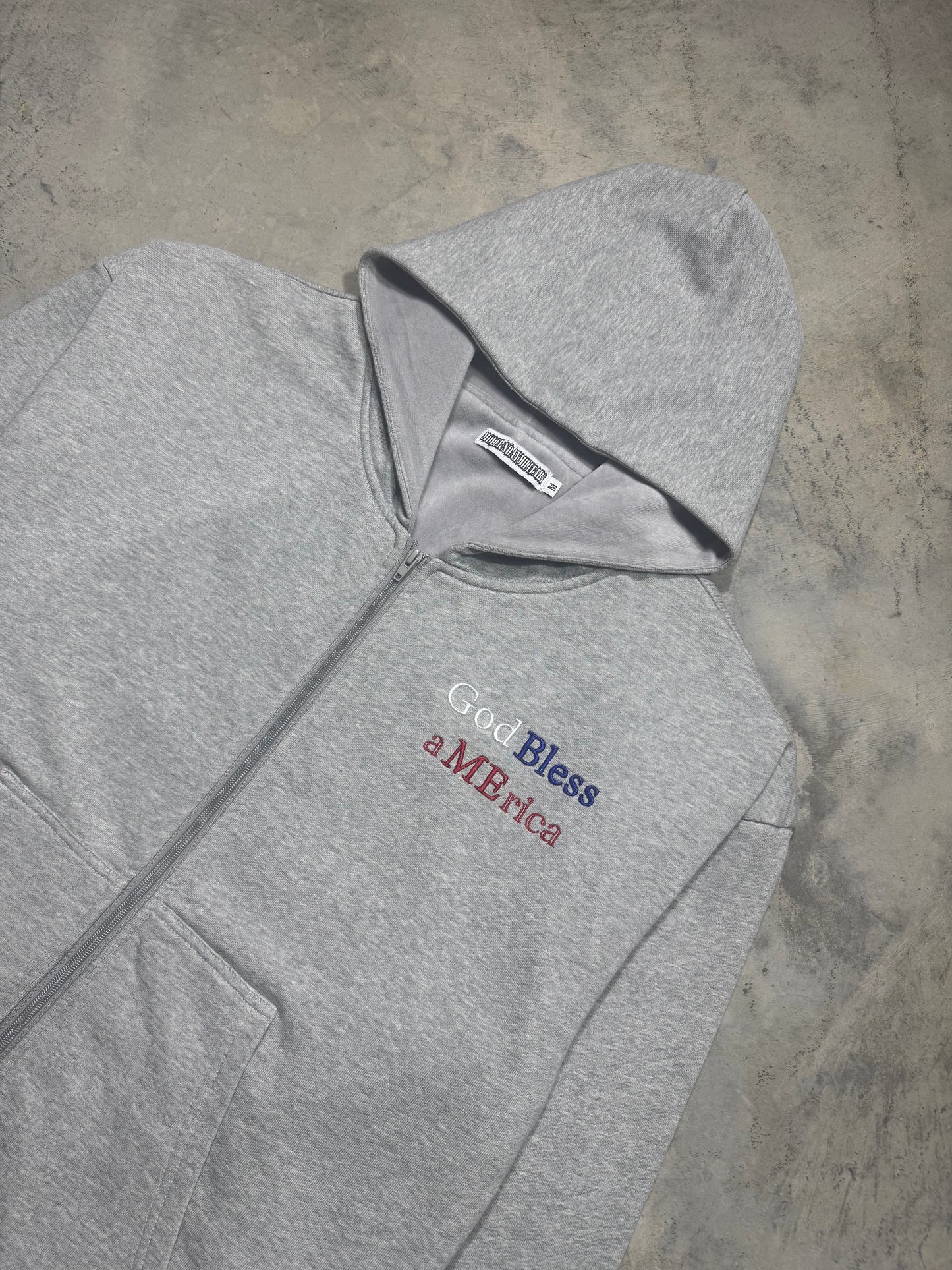 “God Bless America” Velour Lined Hoodie